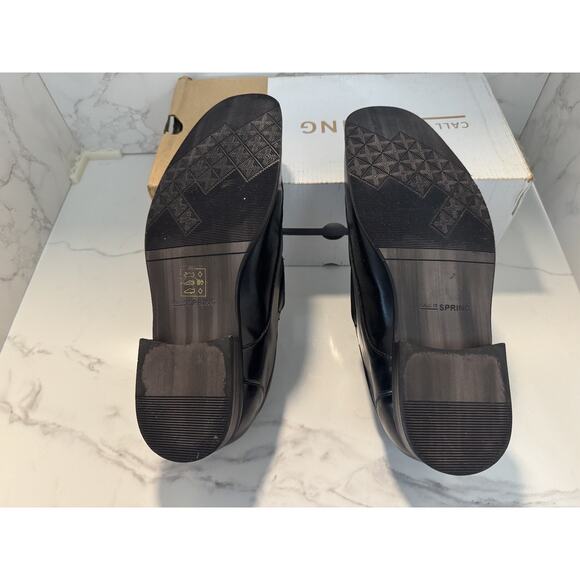 Call It Spring Men's Loafers Black Leather 10 Casual Comfort Dress Arch Shoes - Picture 7 of 7